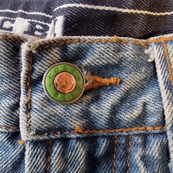 CBI Code Bleu Vintage High Rise Denim Jeans Size 28 - Picture 7 of 11